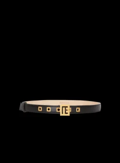 Women Balmain Leather P-Belt