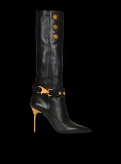 Women Balmain Leather Robin Boots