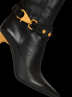 Women Balmain Leather Robin Boots