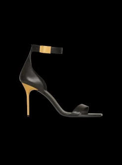Women Balmain Leather Uma Sandals