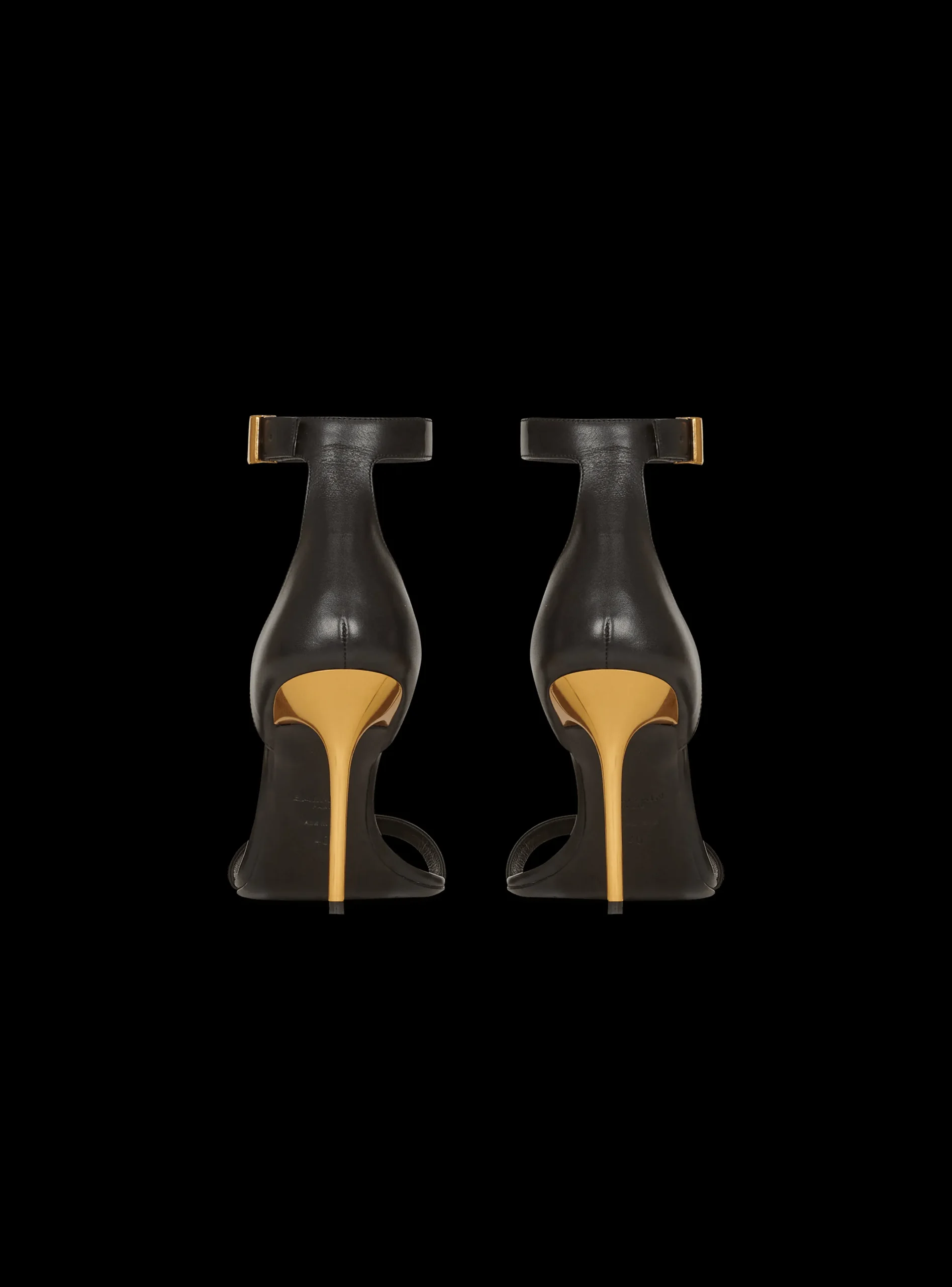 Women Balmain Leather Uma Sandals