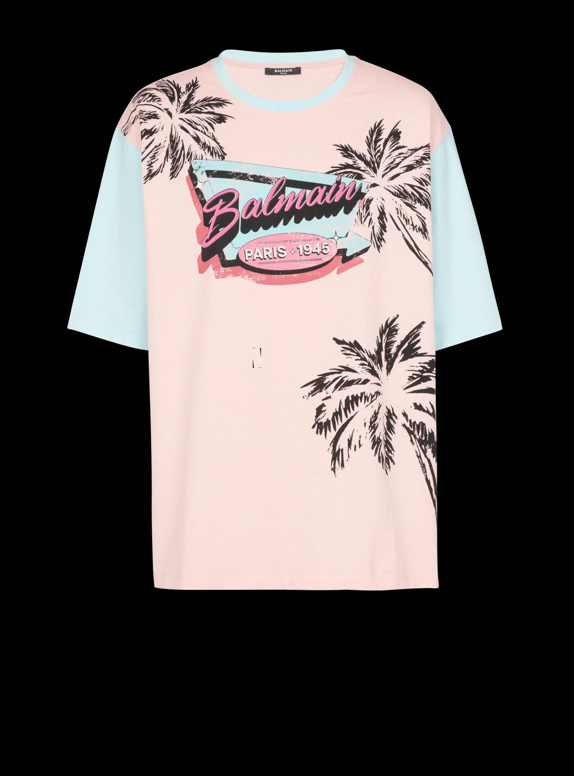 Balmain Loose Miami Printed T-shirt