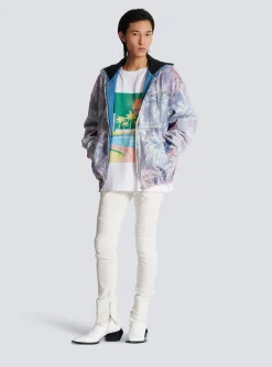Balmain Loose Postcard Printed T-shirt
