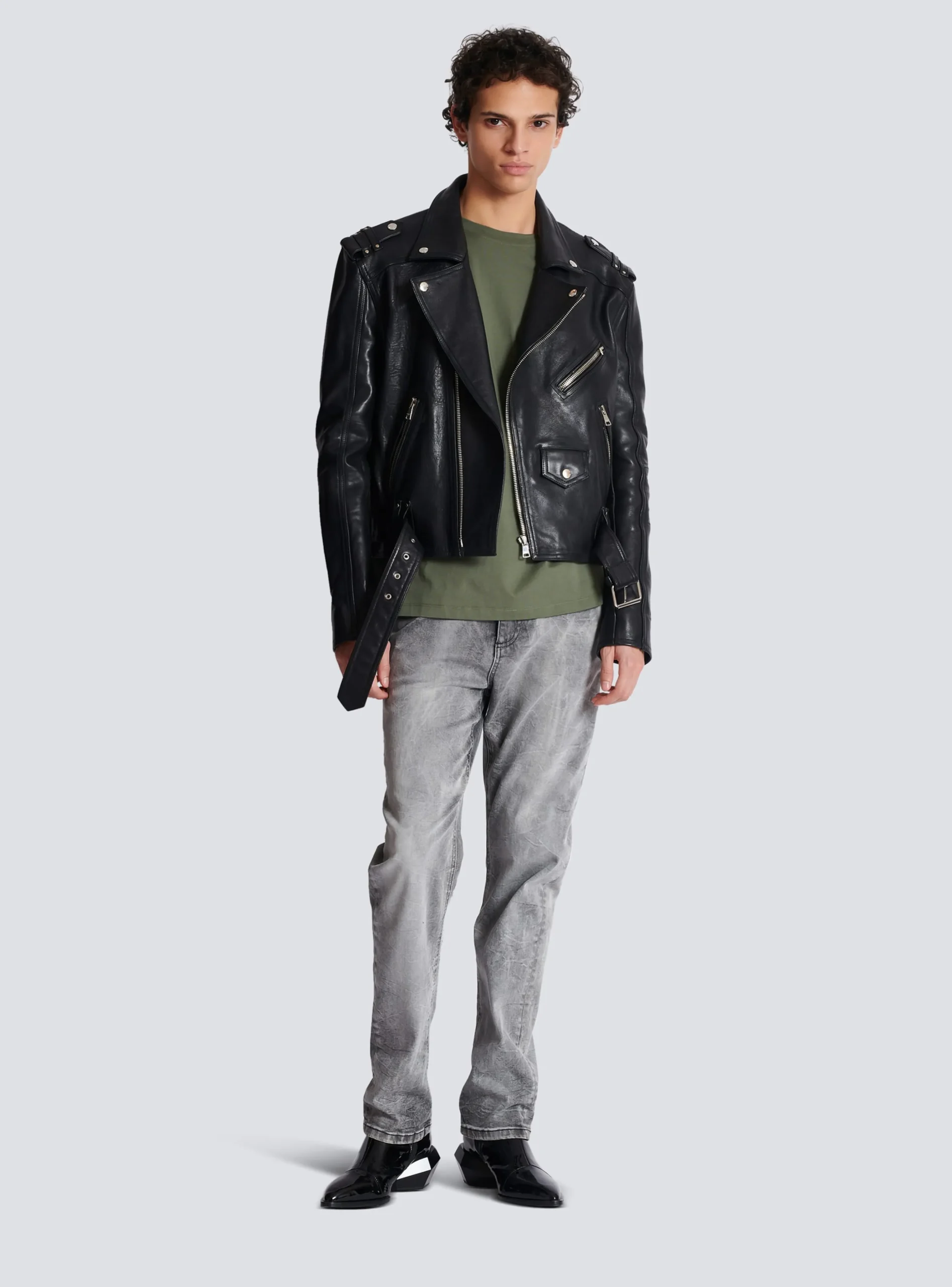 Balmain Loose T-shirt With Signature Embroidery