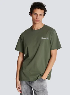 Balmain Loose T-shirt With Signature Embroidery