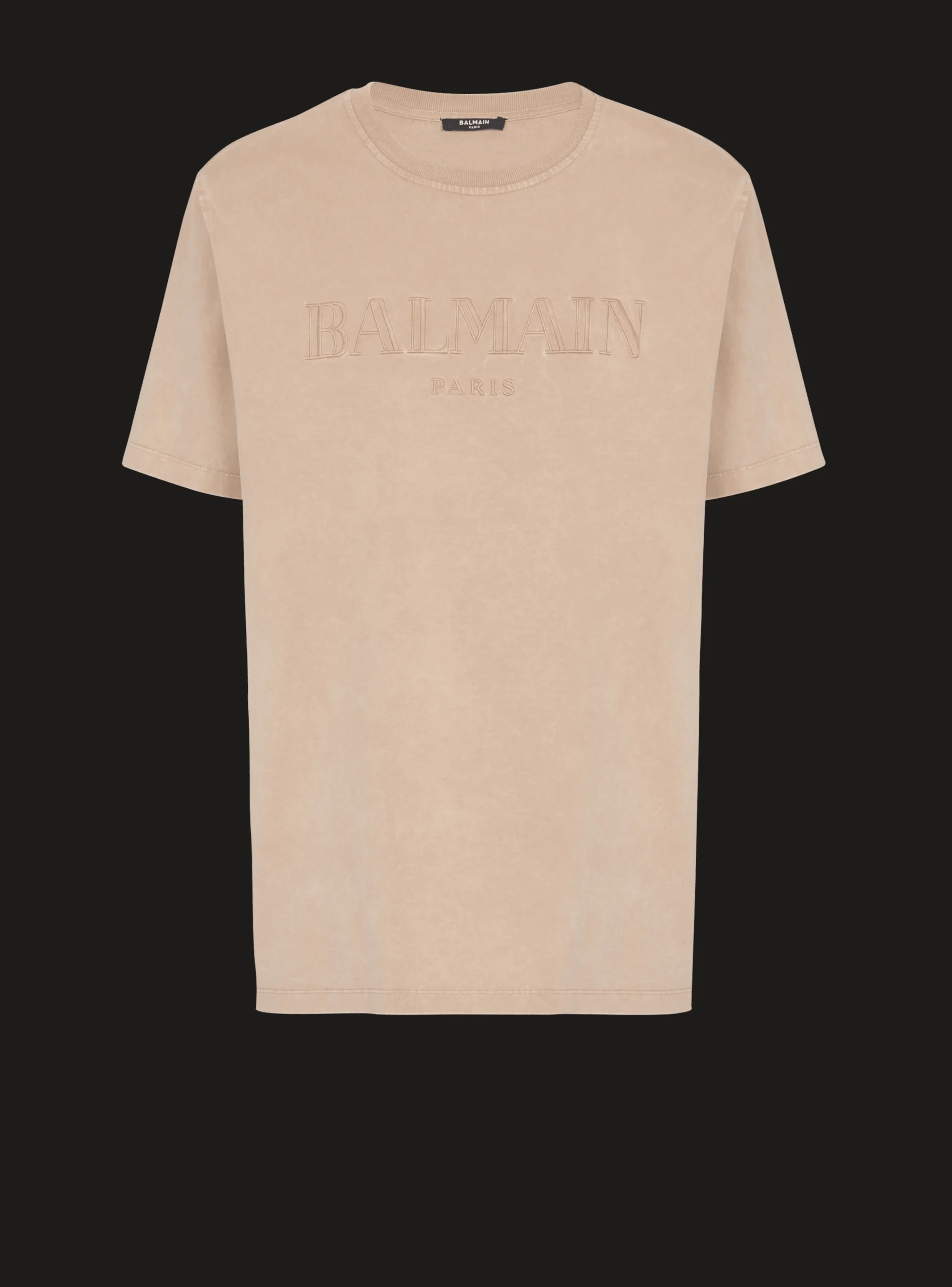 Balmain Loose T-shirt With Vintage Embroidery