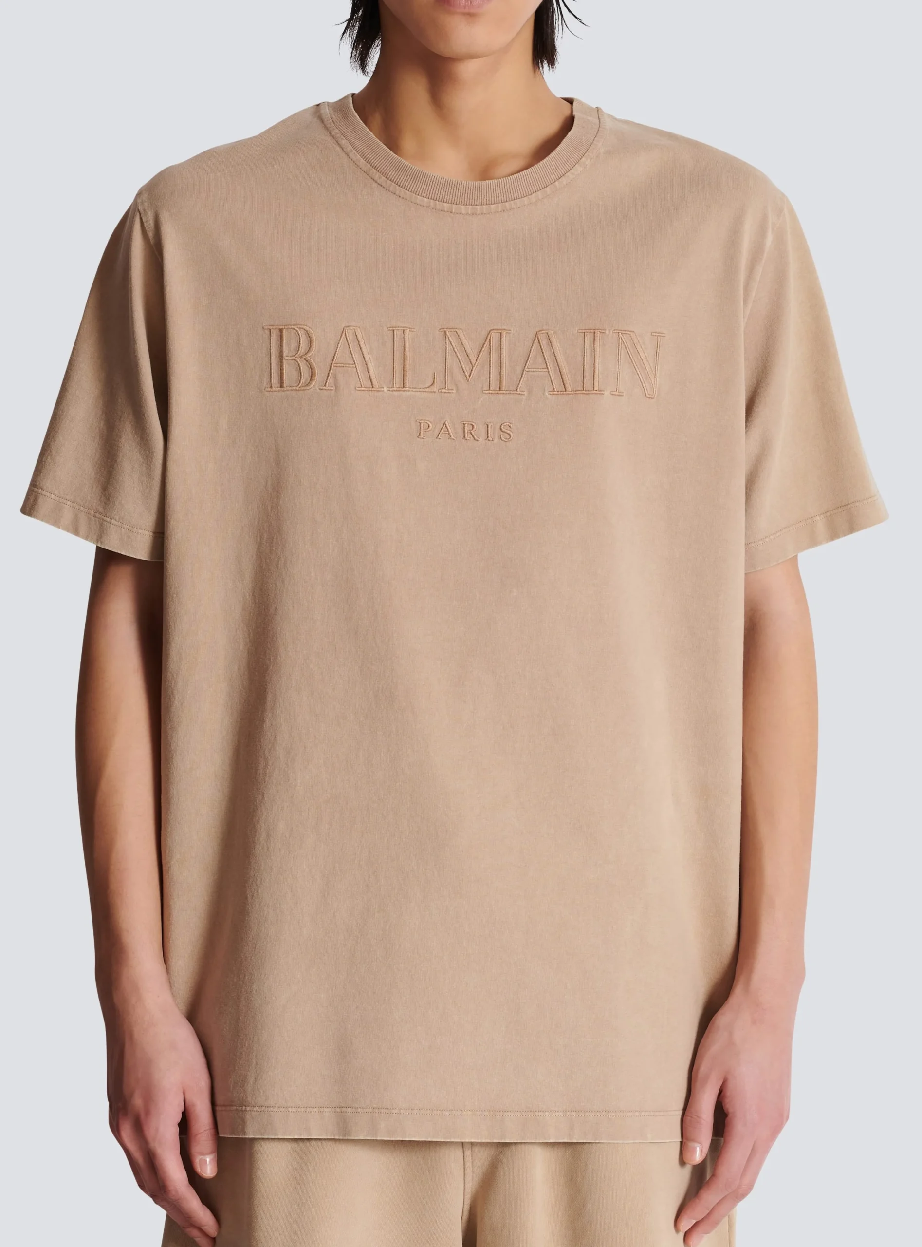 Balmain Loose T-shirt With Vintage Embroidery