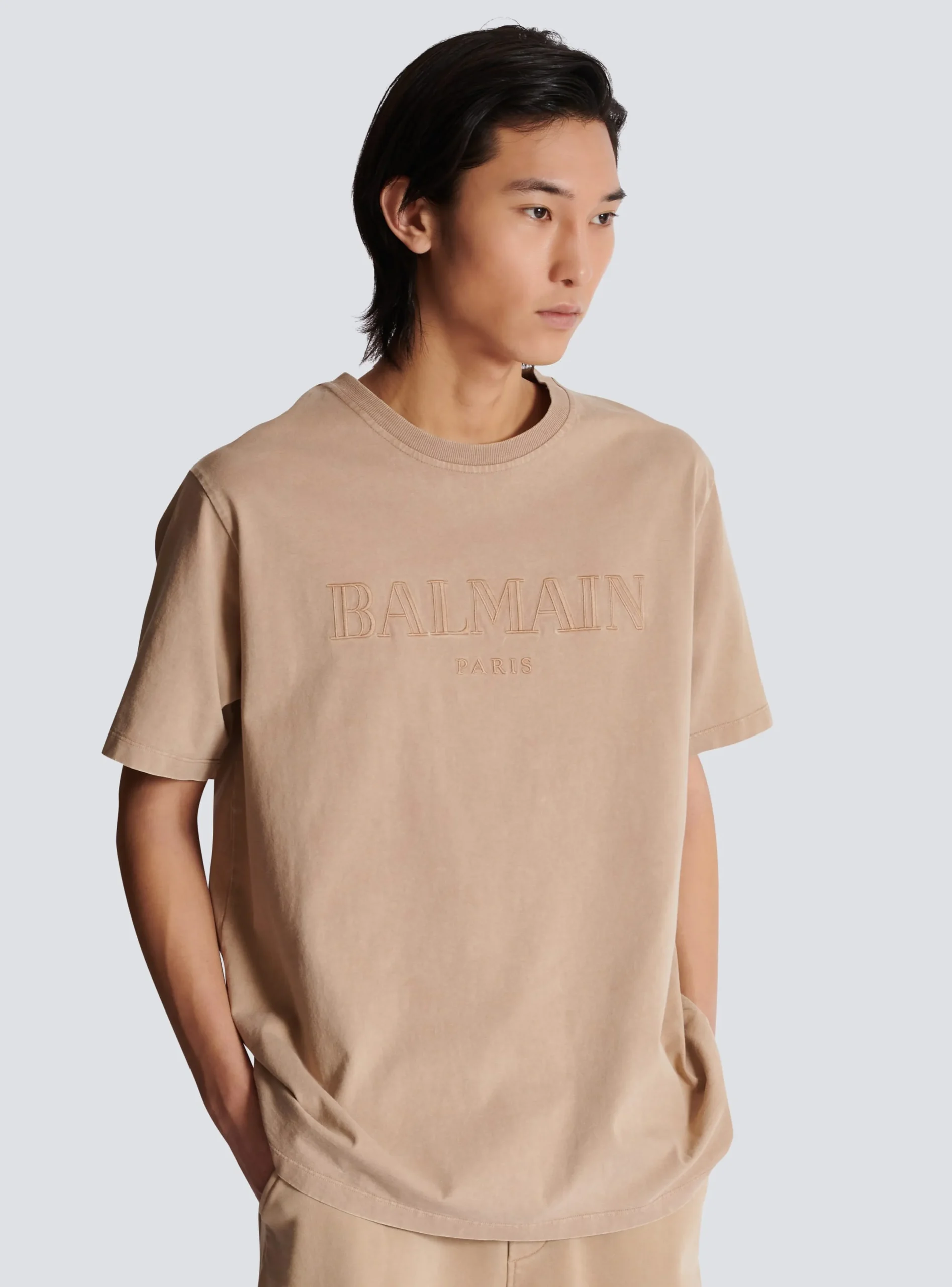 Balmain Loose T-shirt With Vintage Embroidery
