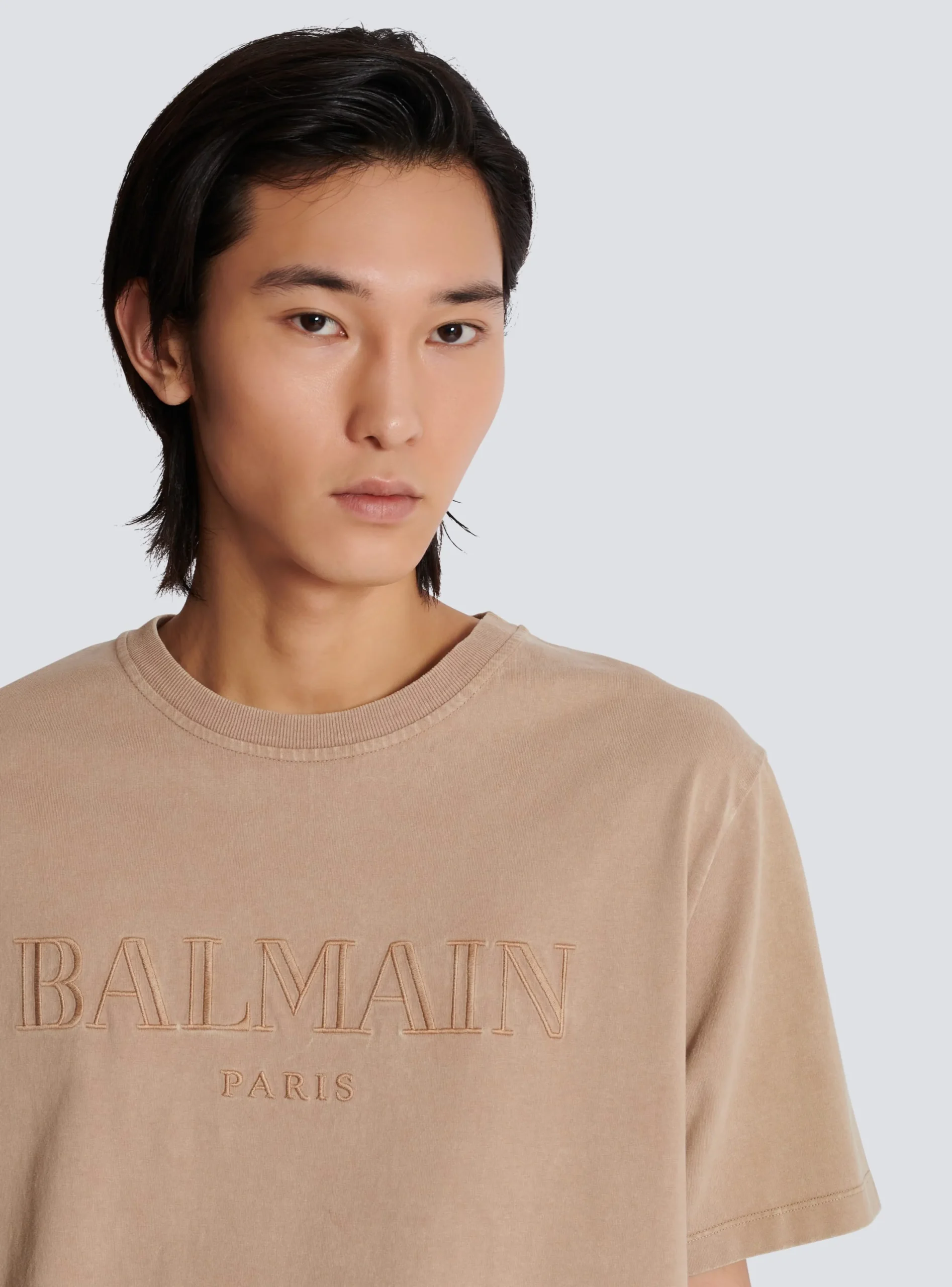 Balmain Loose T-shirt With Vintage Embroidery