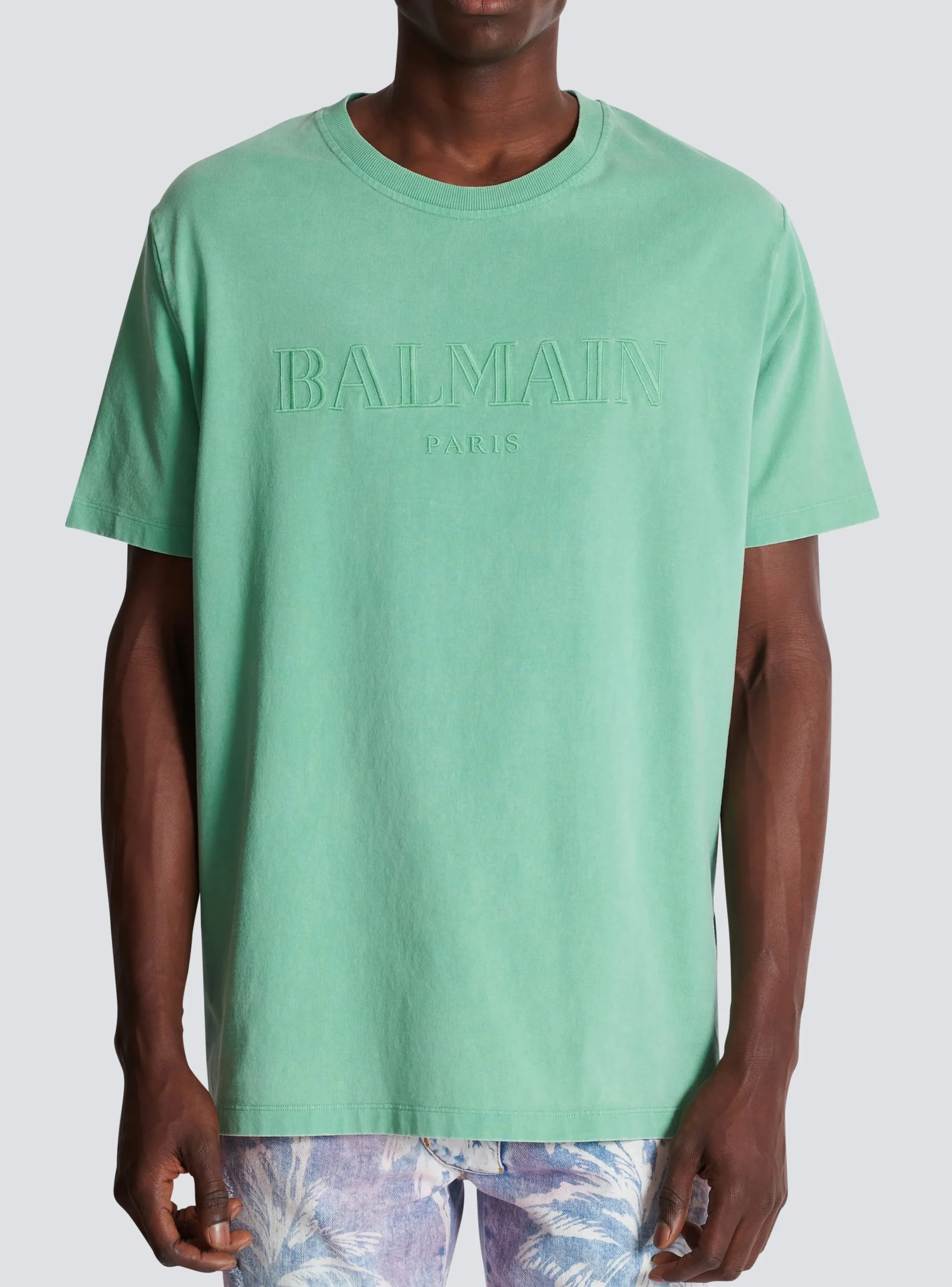 Balmain Loose T-shirt With Vintage Embroidery