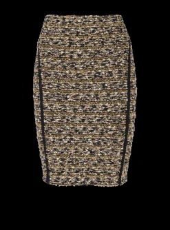 Women Balmain Lurex Tweed Skirt