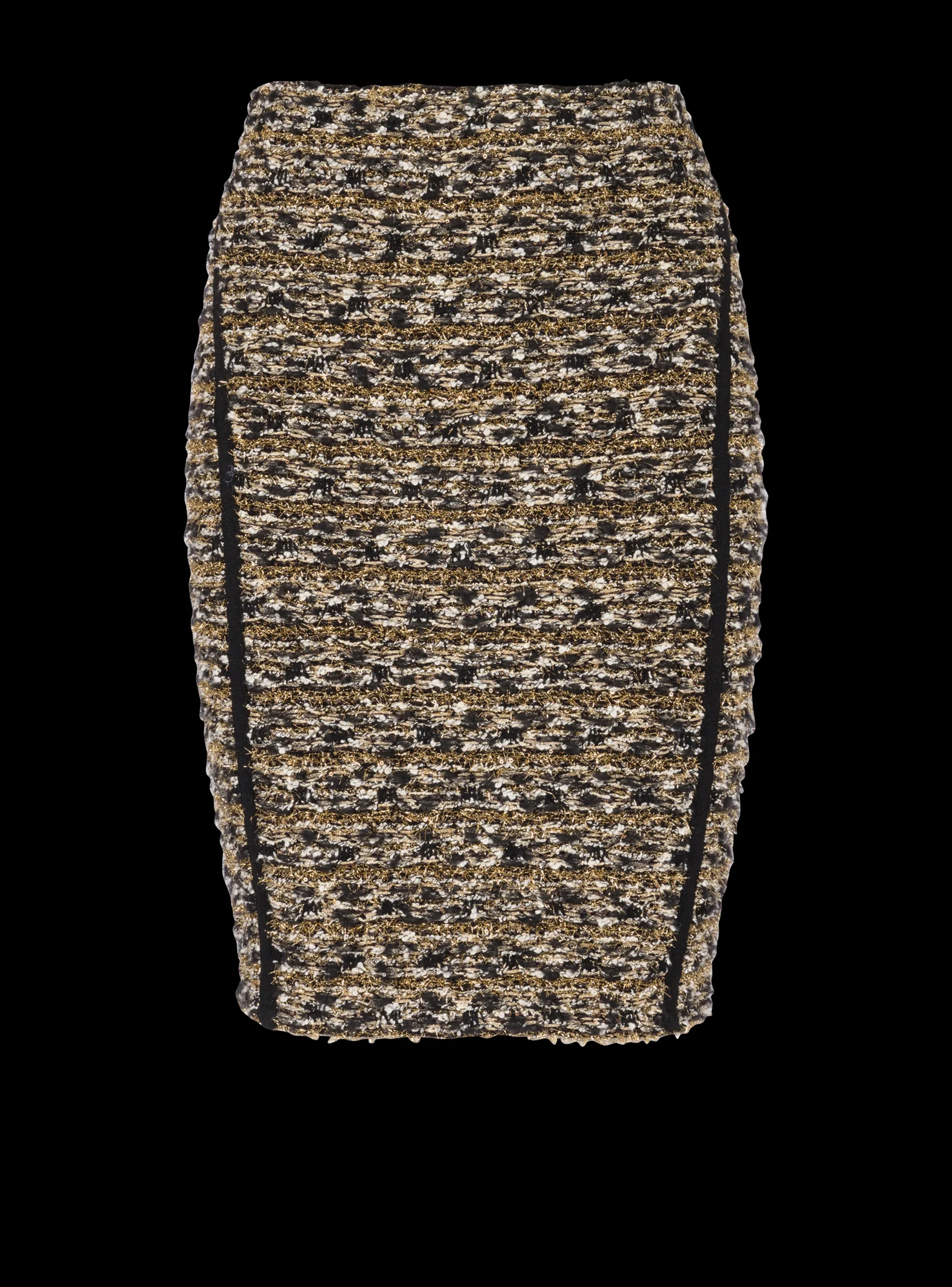 Women Balmain Lurex Tweed Skirt