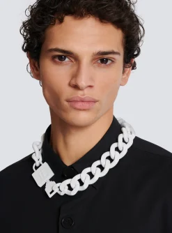 Balmain Main Lab Key&Lock Necklace