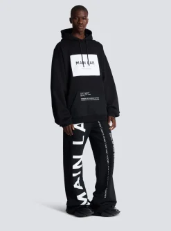 Balmain Main Lab Label Hoodie