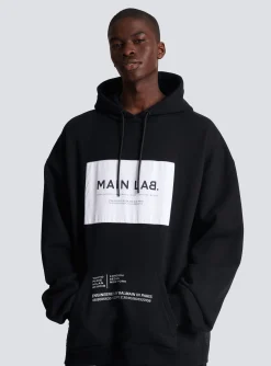 Balmain Main Lab Label Hoodie