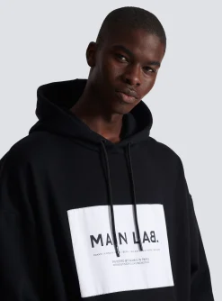 Balmain Main Lab Label Hoodie