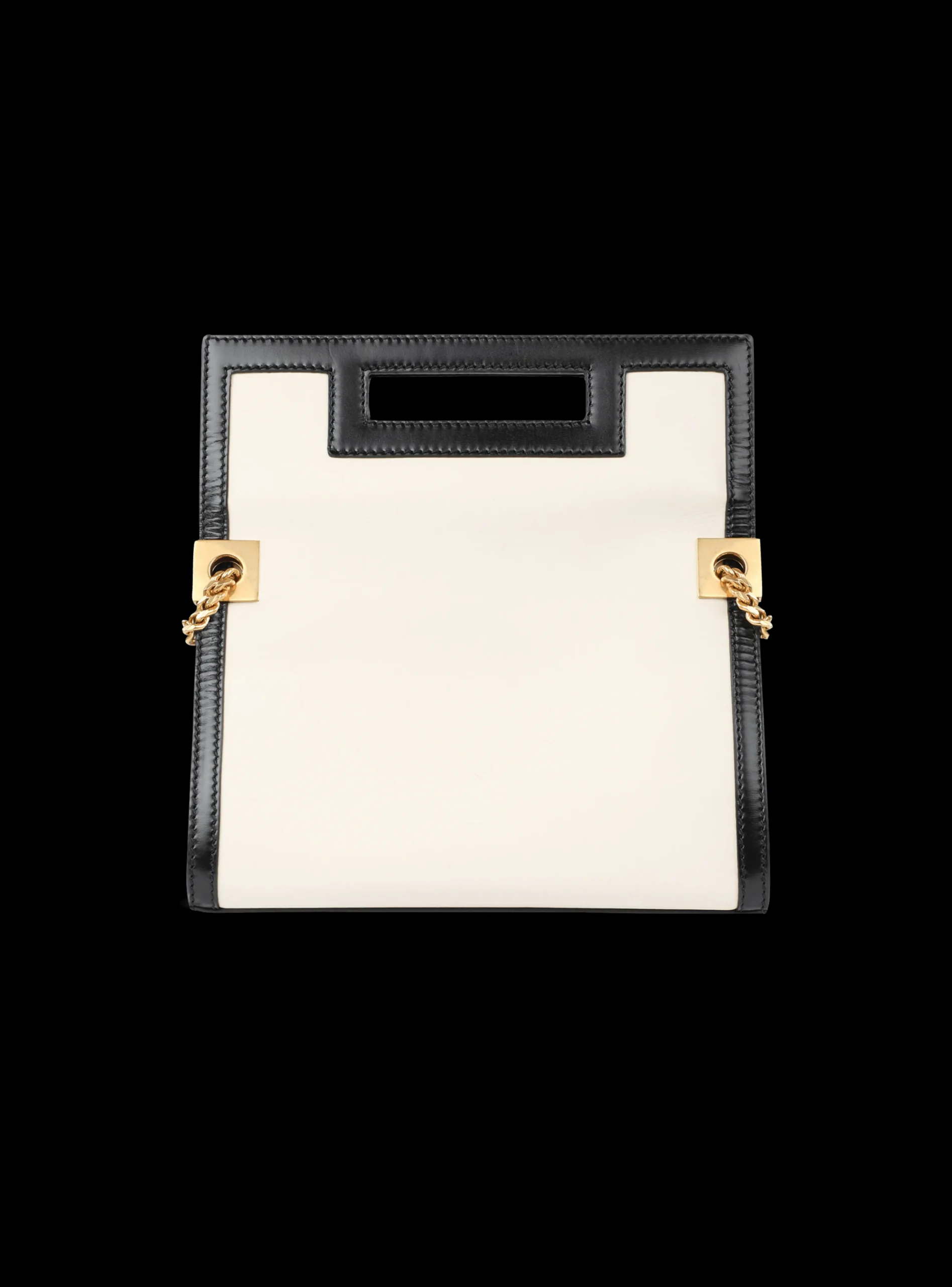 Women Balmain Medium-sized Black And Leather 1945 Heritage Bag