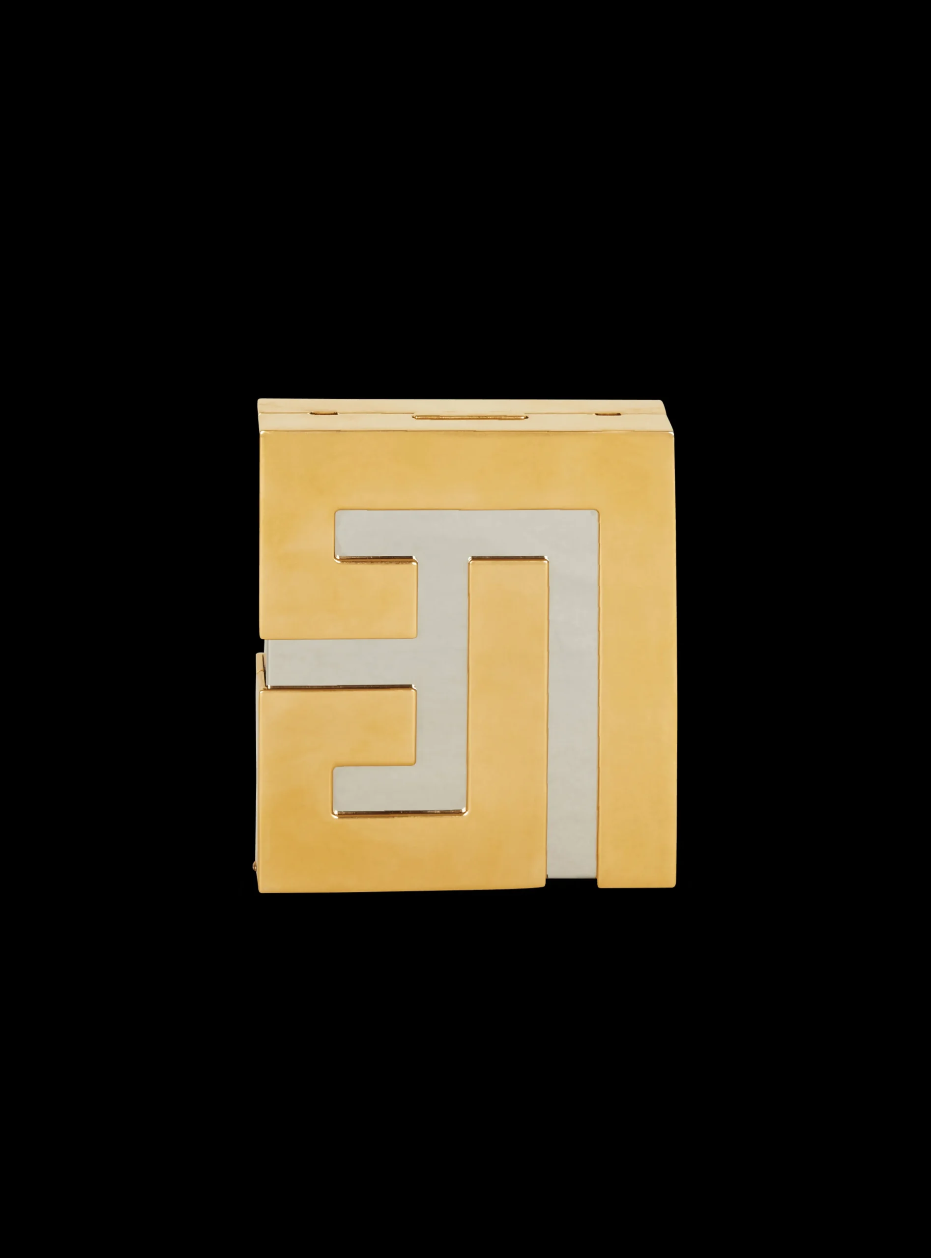 Balmain Metal PB Clutch
