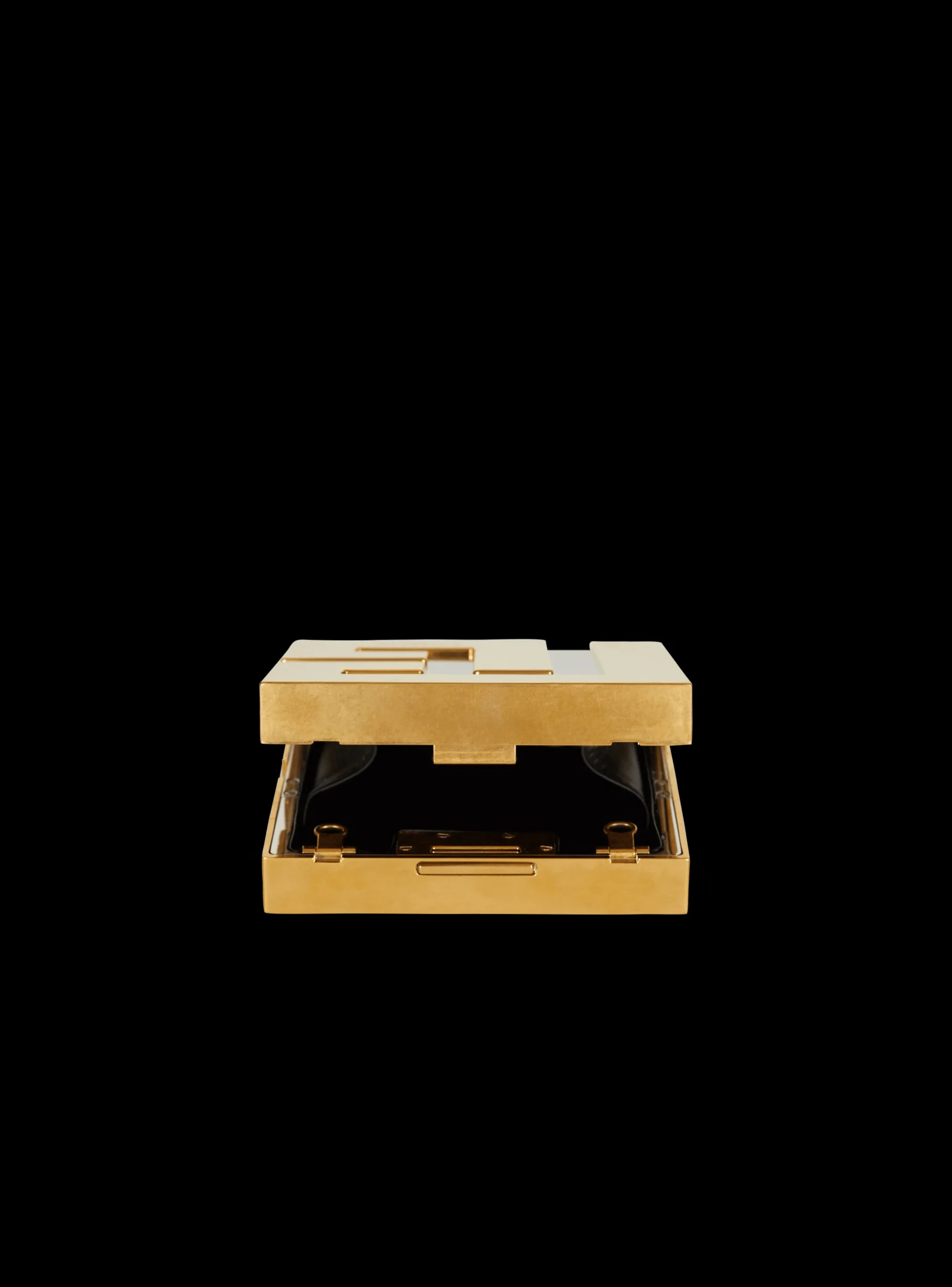 Balmain Metal PB Clutch