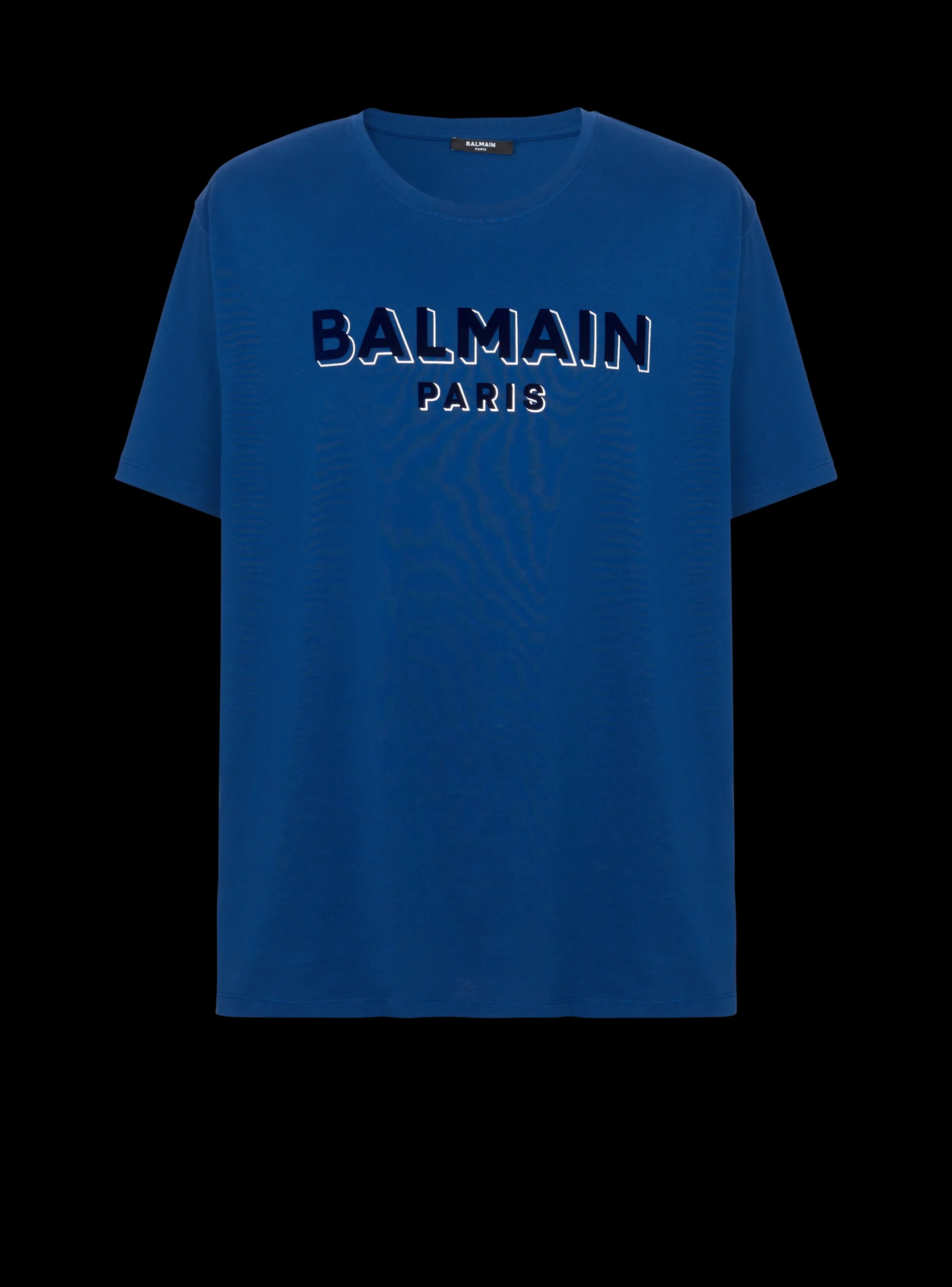 Balmain Metallic Flocked T-shirt