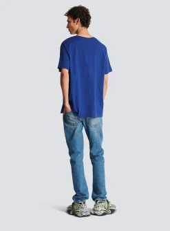 Balmain Metallic Flocked T-shirt
