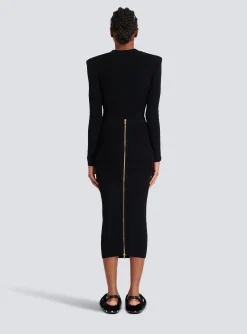 Women Balmain Mid-length Knit Skirt