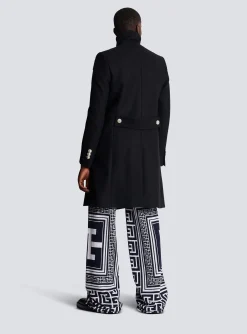 Balmain Mid-length Military-style Coat