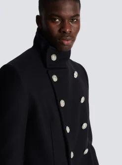 Balmain Mid-length Military-style Coat