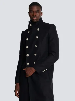 Balmain Mid-length Military-style Coat