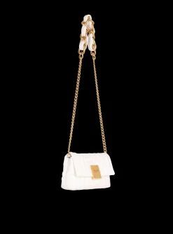 Women Balmain Mini 1945 Soft Bag In Quilted Leather