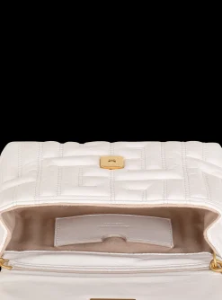 Women Balmain Mini 1945 Soft Bag In Quilted Leather
