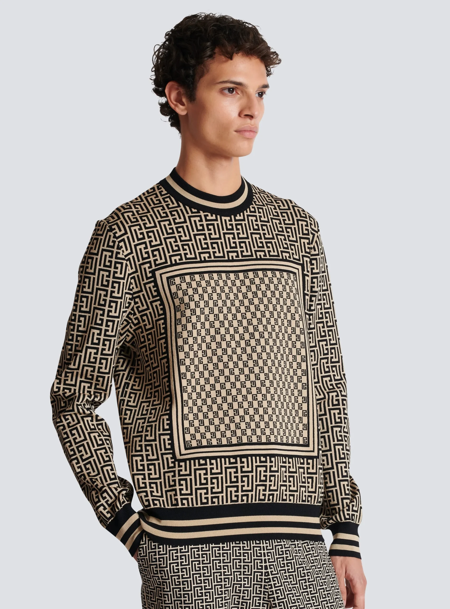 Balmain Mini Monogram Jumper