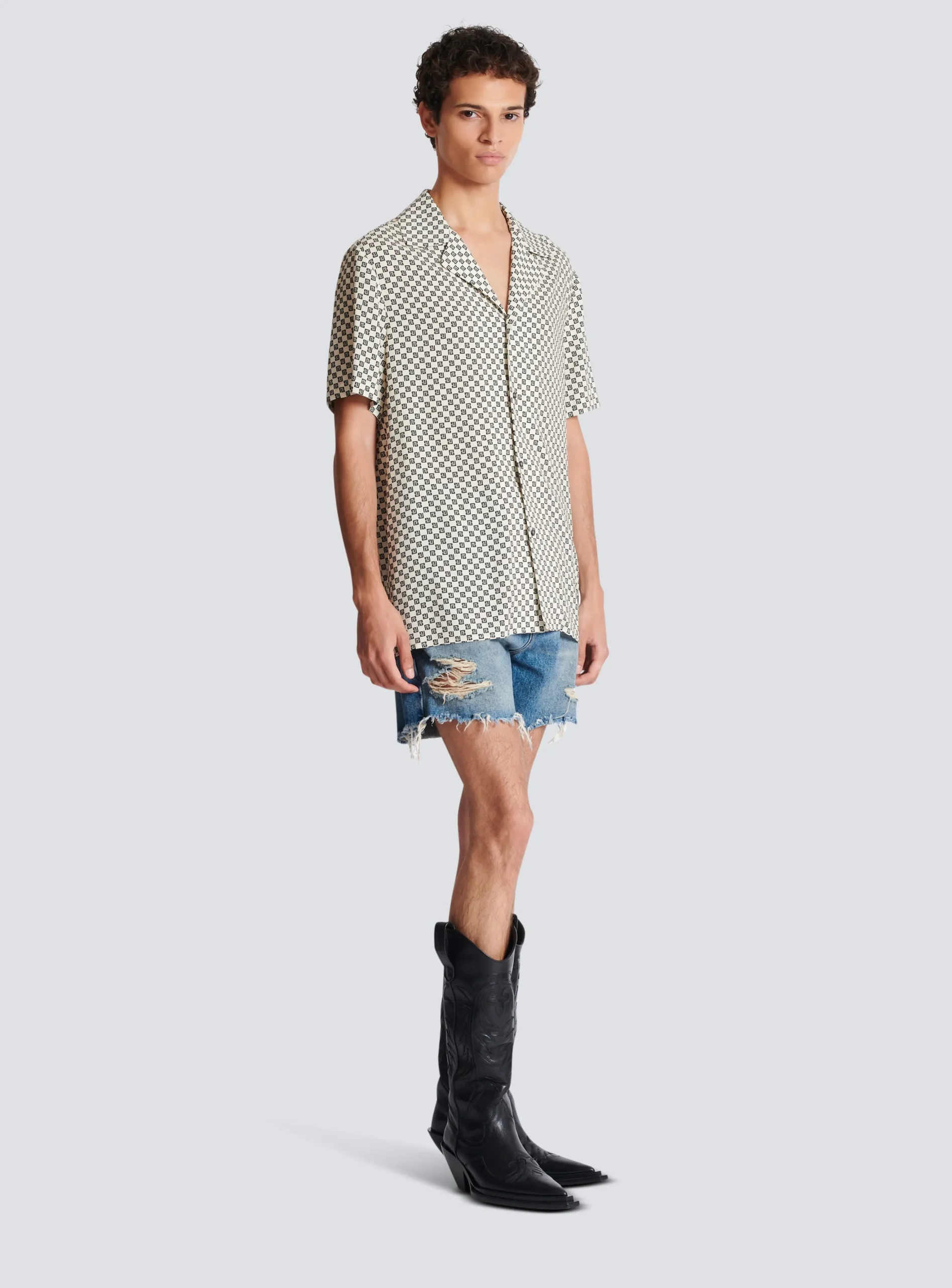 Balmain Mini Monogram Shirt