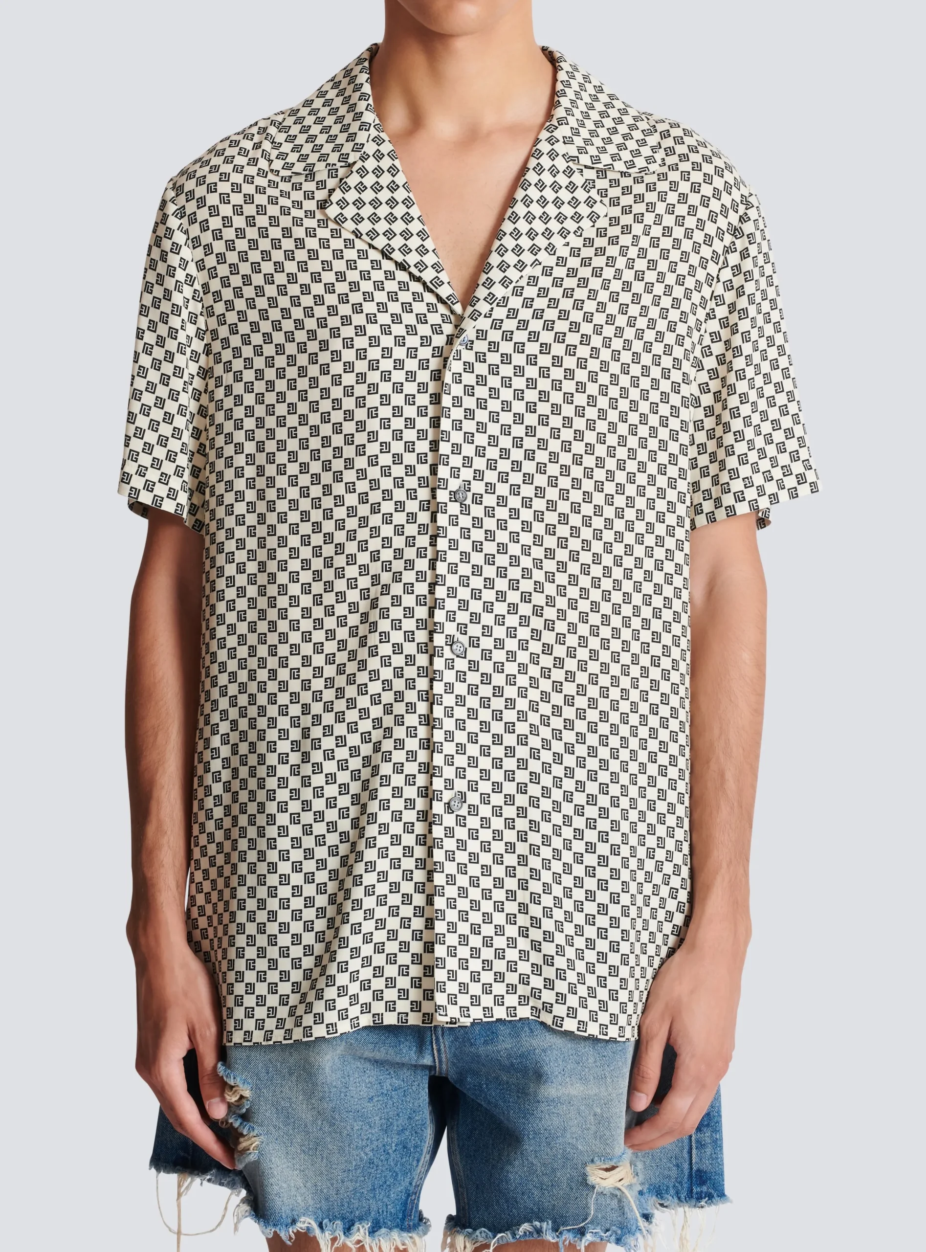 Balmain Mini Monogram Shirt