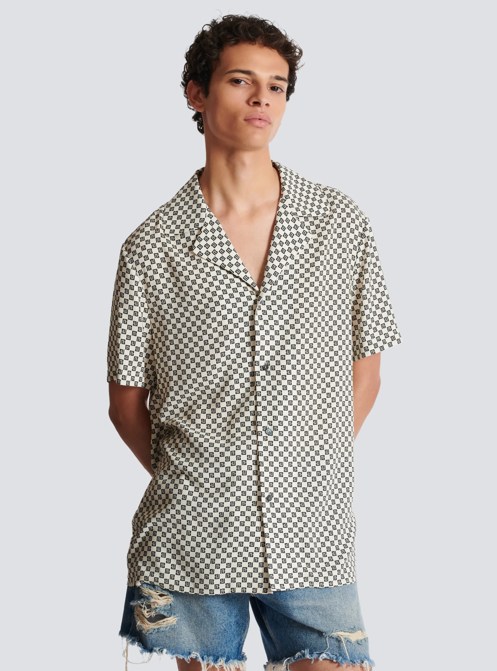 Balmain Mini Monogram Shirt