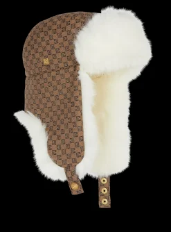 Women Balmain Mini Monogram Trapper Hat