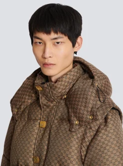 Balmain Mini Monogrammed Down Jacket