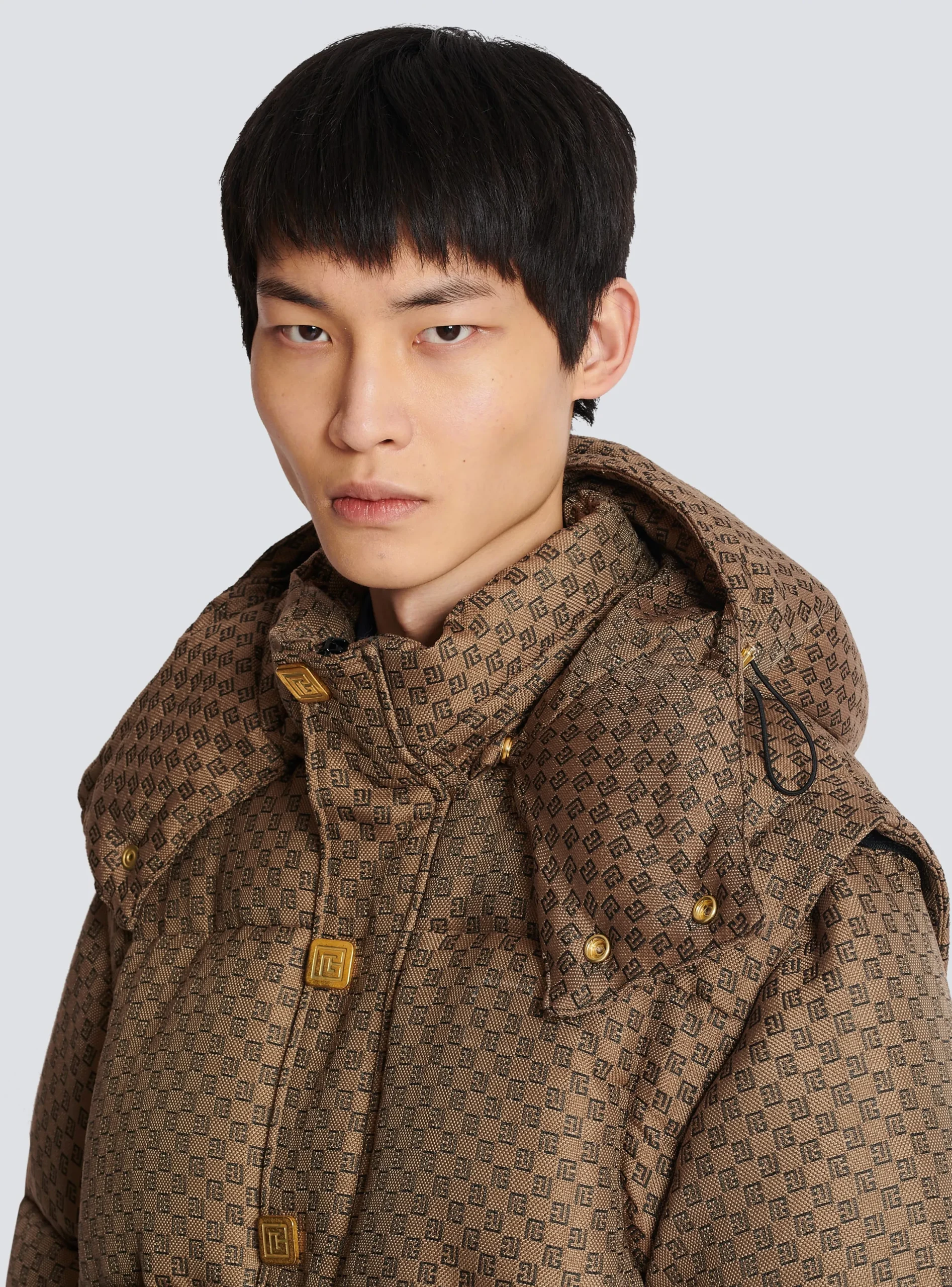 Balmain Mini Monogrammed Down Jacket