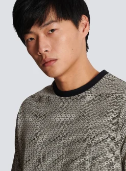 Balmain Mini Monogrammed Jacquard T-shirt