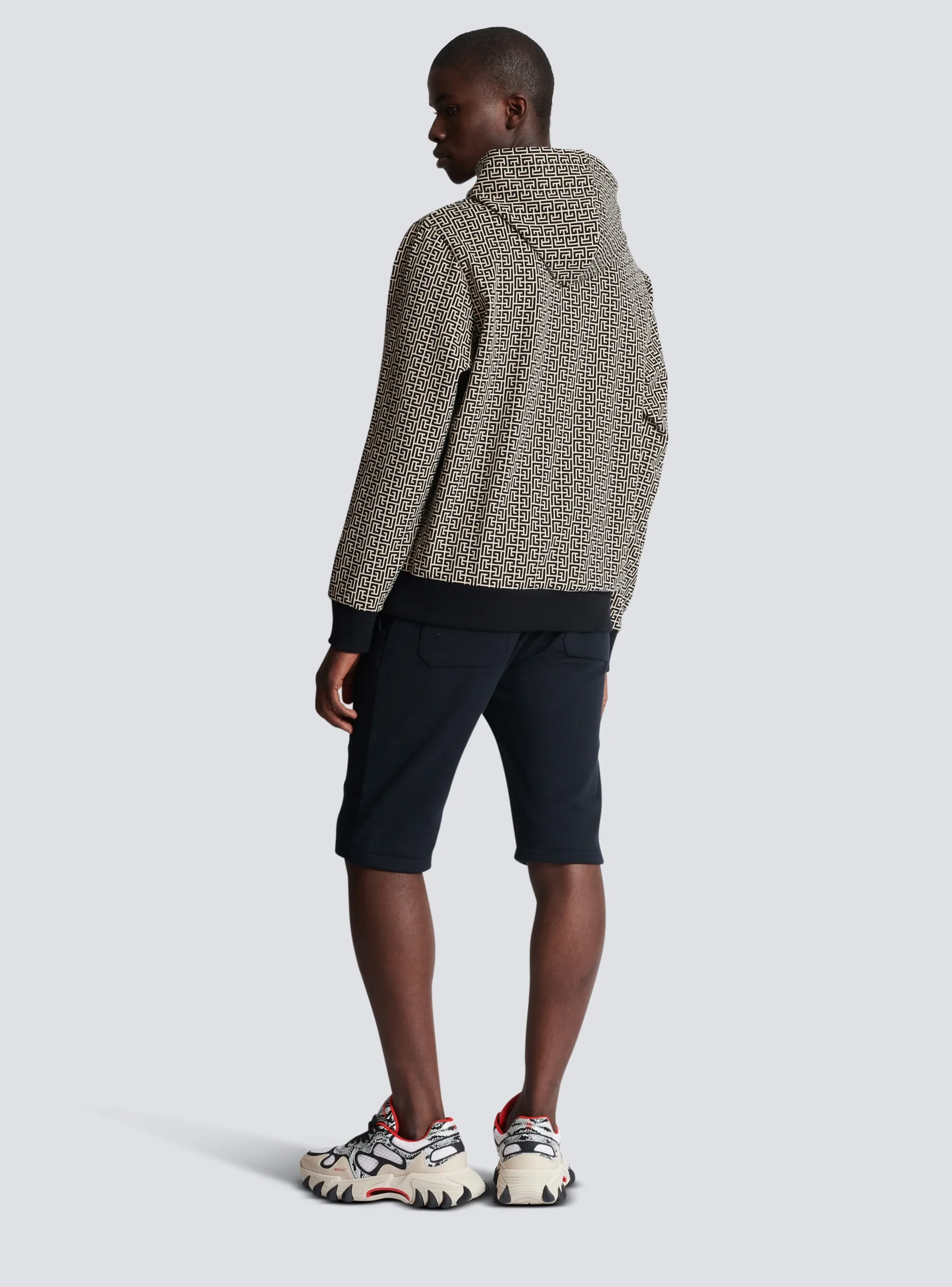 Balmain Monogram Hoodie