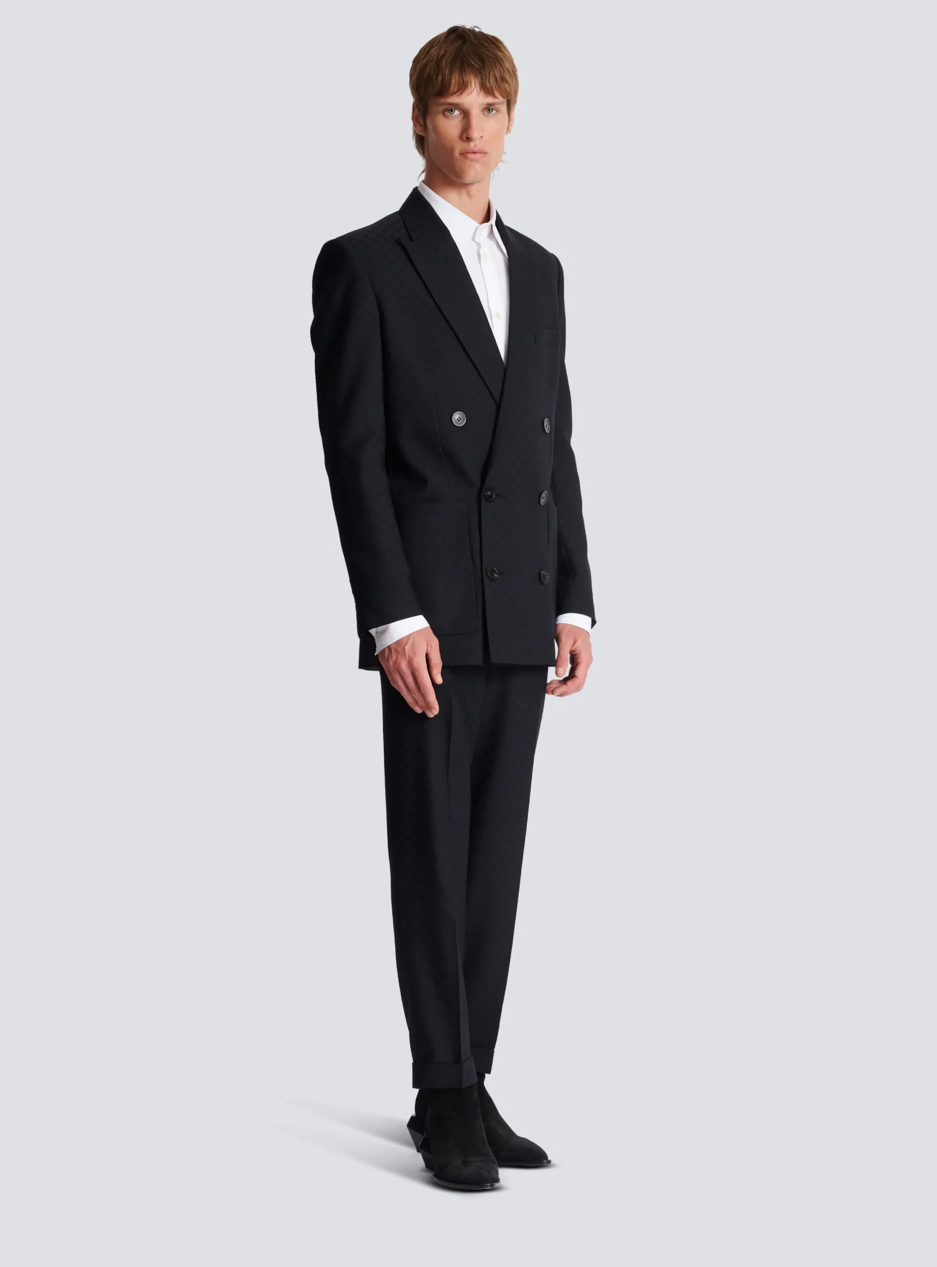Balmain Monogram Jacquard Blazer