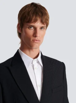 Balmain Monogram Jacquard Blazer