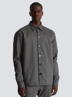 Balmain Monogram Nylon Overshirt