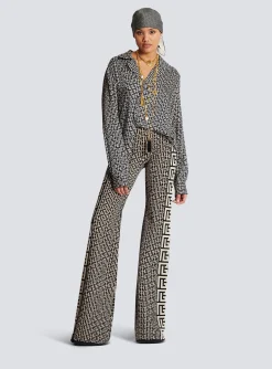 Women Balmain Monogrammed Shirt
