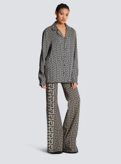 Women Balmain Monogrammed Shirt