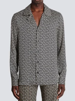 Women Balmain Monogrammed Shirt