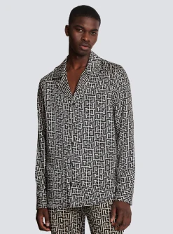 Women Balmain Monogrammed Shirt