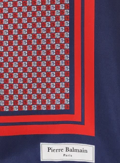 Women Balmain Monogram-printed Scarf