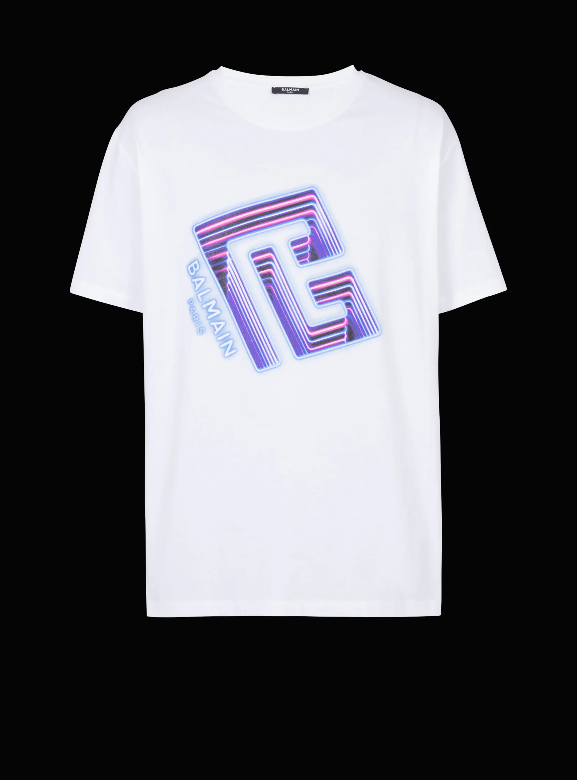 Balmain Neon Logo T-shirt