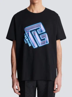 Balmain Neon Logo T-shirt